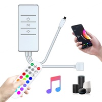 Contrôleur de lumière LED WiFi pour maison intelligente, 24 touches, Alexa, 5-24V, 216W, 6A, 3 canaux, bandes RGB/RBGW, application Tuya SmartLife, portée 30m, garantie 3 ans