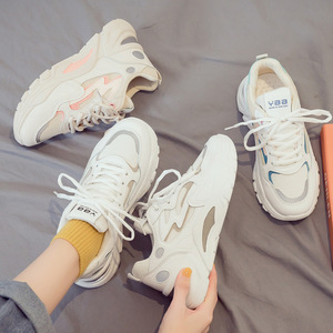 Baskets pour femmes style Dunks, décontractées, sportives, blanches et noires, chaussures de course personnalisées - Product Image 4