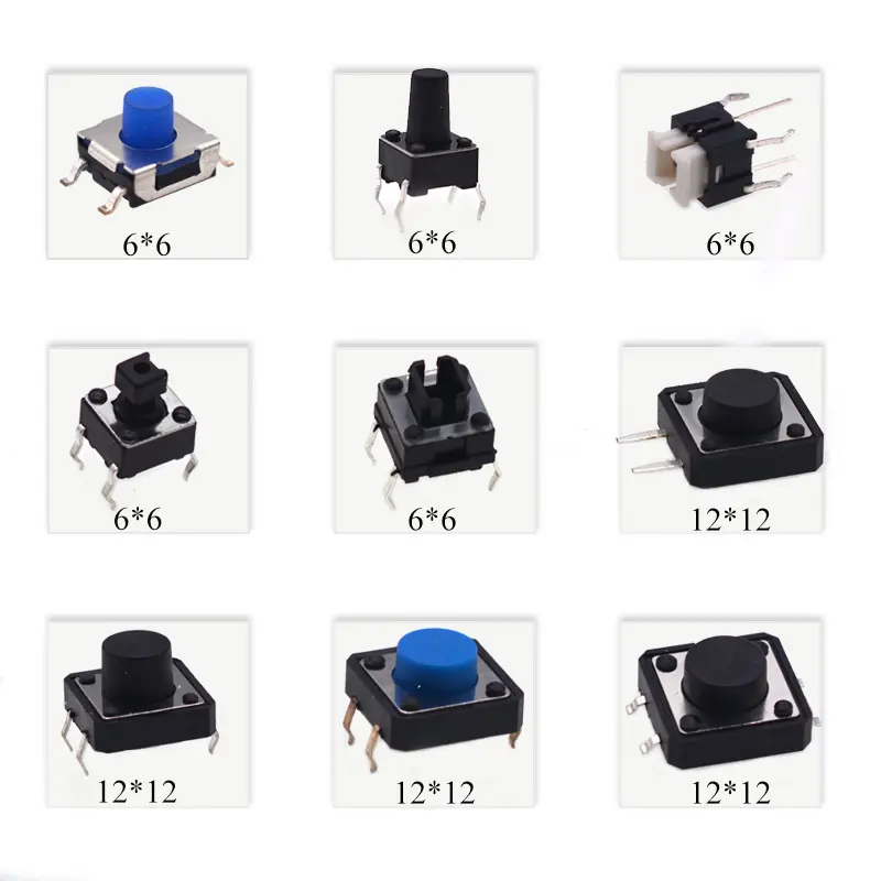 YZ Tact Switch 3*6 4*4 4.5*4.5 6*6 12*12 Series And Self-locking/non-locking Switch And Limit Switch