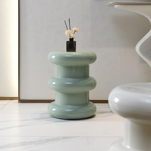 Kreativer nordischer runder Beistelltisch für Zuhause, Sofa und praktischer Kunststoff - Product Image 4