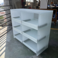 Amina Craft Armoire de rangement en acrylique personnalisée haut de gamme, style design moderne, pour chambre à coucher et salon familial