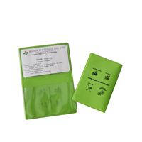 Porte-cartes d'assurance PVC étanche personnalisé, porte-documents de police d'assurance en plastique, porte-cartes d'identité en vinyle