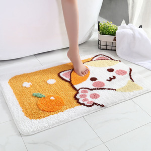 (Chackme) Alfombrillas Absorbentes de Dibujos Animados para Baño, Alfombrillas Antideslizantes para el Hogar, Alfombrillas para Inodoros - Product Image 1