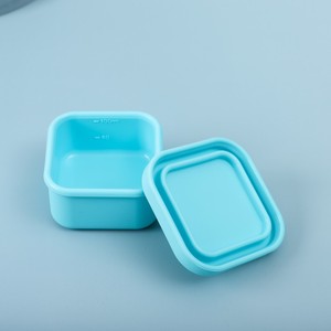 Square Silicone Lunch Box Dividers Bento Box Divider Silicone <b>Cupcake</b> Baking <b>Cups</b> Bento Box Accessories Meal Prep Containers - Product Image 3