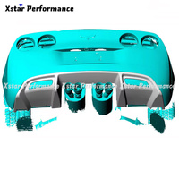 Diffuseur arrière en fibre de carbone de style Xstar pour Chevrolet Corvette C6 ZR1 2005-2013
