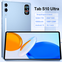 Tablet PC Tab S10 Ultra de 11 Pulgadas, Titan, 16GB+1TB, 108MP, 8000mAh, 5G, Doble SIM/TF, Chip Neural Octa Core, Gaming Pro, 120Hz, Wi-Fi