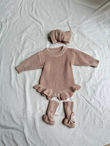 Vendita calda pagliaccetto per neonato pagliaccetto da bambina a manica lunga tutine tutine - Product Image 4