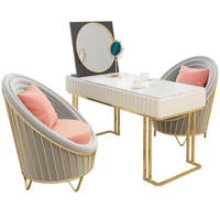 Table de salon de beauté nordique, chaise et canapé, pour salon de beauté, bureau, loisirs, magasin de thé au lait, élimination de réception