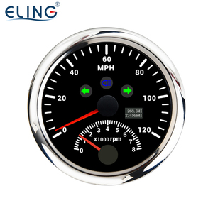 Peedómetro de OAT con acómetro para coche, velocímetro de 85mm (<span class=keywords><strong>3</strong></span> <span class=keywords><strong>3</strong></span>/8 '') a prueba de agua, 8000 R12 12 12V 24V para EEP ruck - Product Image 1