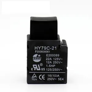 HY79C-21 16A 125/250V תעשייתי עצמי נעילה Toggle על Off מתגים עבור טריגר Saw מטחנת פטיש