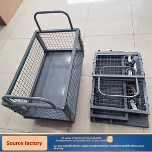 รถเข็นเหล็กขนาดใหญ่สำหรับงานคลังสินค้า ขนย้ายสินค้าหนัก และรถเข็นแบบมีกรง จากโรงงานฮานัค - Product Image 5