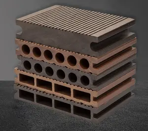 特价木塑复合联锁甲板瓷砖Wpc Diy盖板易于安装低成本300 * 22毫米