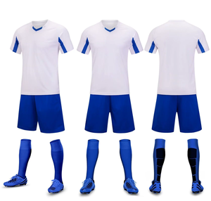 Camiseta de Entrenamiento de Fútbol Lisa al por Mayor, Nuevo Diseño, Logotipo Personalizado, Secado Rápido, Ligera, Antibacteriana, Uniforme de Fútbol Corto - Product Image 6