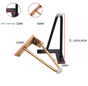 Wohnzimmer möbel Tischbeine Basis Haarnadel beine Großhandel Metall Haarnadel Tischbeine - Product Image 4