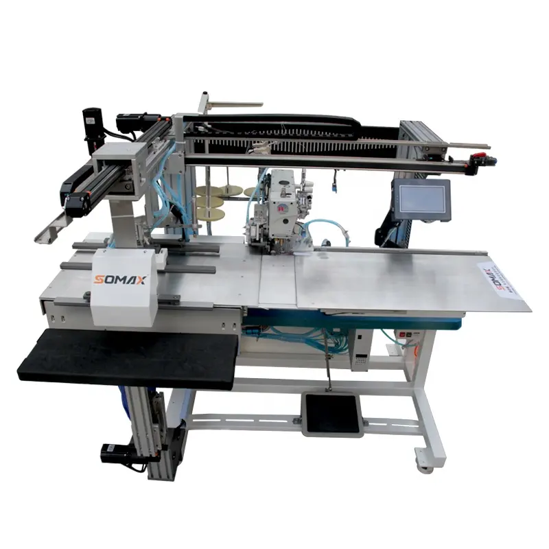 Somax SM-07C-FS High Quality Automatic Open Single Piece Bottom/Sleeve Hemmer Sewing Machine Garment Machinery