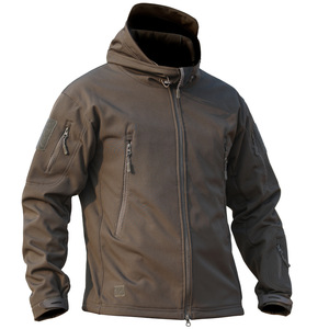 Men's Outdoor 3-in-1 Thermal <b>Jacket</b> Waterproof <b>Fleece</b>-<b>lined</b> Softshell Multi-pocket For Hiking Camping Autumn Winter - Product Image 2