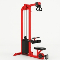 Machine de musculation Lat Pulldown unisexe, ensemble complet, pour entraînement dorsal haut/bas, équipement de fitness pour usage commercial en salle de sport
