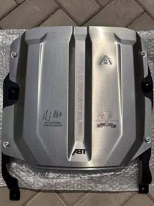 Panneau d'isolation thermique pour capot moteur en acier <span class=keywords><strong>ABT</strong></span> Signature Edition, couleur argent, pour <span class=keywords><strong>Audi</strong></span> <span class=keywords><strong>RS6</strong></span> RS7 4.0T V8, fabrication chinoise - Product Image 3