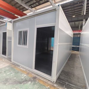 Maison conteneur préfabriquée pliable, maison conteneur modulaire empilable, maison en acier en kit pour <span class=keywords><strong>logement</strong></span> d'urgence et bureau - Product Image 2