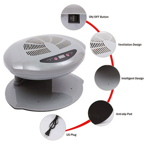 Sèche-ongles électrique 400W professionnel avec capteur intelligent, séchage rapide, brise chaude et froide pour usage en salon de manucure - Product Image 5