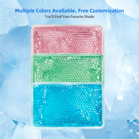 Compresse froide réutilisable personnalisée Badu, souple et douce, pour soulager la douleur et le stress, compresses chaudes/froides, billes de gel, poche de glace en peluche, classe I
