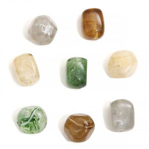 Perline in Resina Irregolare Effetto <span class=keywords><strong>Ambra</strong></span> Naturale per Creazione di Gioielli, Vendita Diretta all'Ingrosso - Product Image 3