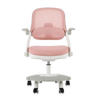 Chaise de bureau ergonomique à dossier haut en maille, gain de place, réglable en hauteur, pivotante, pour ordinateur