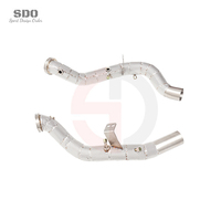 Tubo de Escape de Acero Inoxidable SDO para Maserati Levante Ghibli Quattroporte 3.0T 2016-2025, Kit de Tubo de Escape con Protección Térmica de Alto Rendimiento