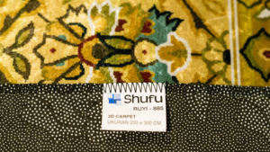 Shufu brillant impression anti-dérapant tapis de sol en caoutchouc naturel de haute qualité facile à nettoyer non toxique motif abstrait tapis pour la maison - Product Image 6