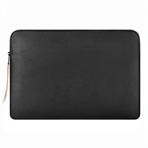 Pochette pour ordinateur portable fine et antichoc – Extérieur en polyester durable avec fermeture éclair, idéale pour les trajets quotidiens - Product Image 1