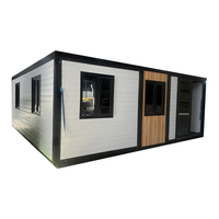 Maison conteneur modulaire pliable bien conçue, bureau mobile moderne, maisonnette préfabriquée à installation rapide
