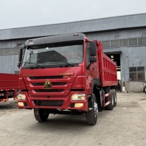 Camion benne HOWO d'occasion 6x4 à 10 roues, capacité 30T, pour le transport de pierres, camion benne lourd - Product Image 5