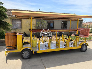 Autobús Turístico Eléctrico de Lujo con Pedales, Doble Tracción, 10 Asientos, Estructura de Acero, Velocidad de 6 km/h, Bar Bik Special, al Mejor Precio - Product Image 6