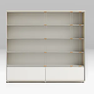High End Modern Office Furniture Filing Cabinet Wardrobe Wood Storage File Cabinet Wardrobe For Office