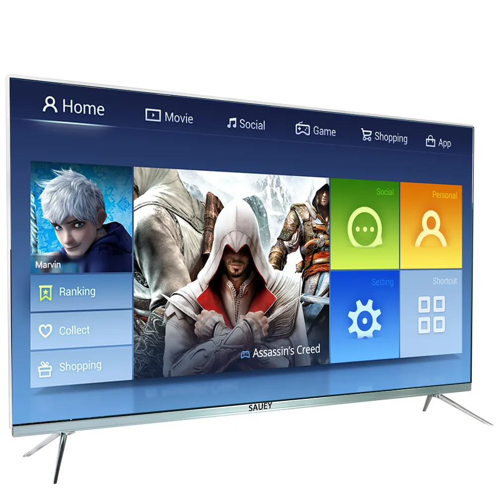 Умный телевизор с плоским экраном, дешевый, дешевый, HD, ЖК-дисплей, лучший Smart TV, 4K, 50 дюймов, 55 дюймов, 65 дюймов, 75 дюймов