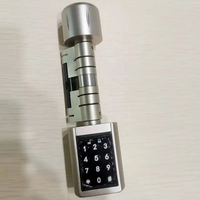 Serrure de porte cylindrique européenne électronique Euro TTLockTUYA APP, mot de passe réglable à distance, cylindre intelligent, déverrouillage par empreinte digitale NFC