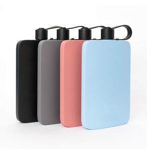 Bình đựng nước bằng thép không gỉ A5 17oz, hình vuông, màu sắc đa dạng, quà tặng Giáng sinh, in logo tùy chỉnh, bình nước dẹt 500ml - Product Image 3