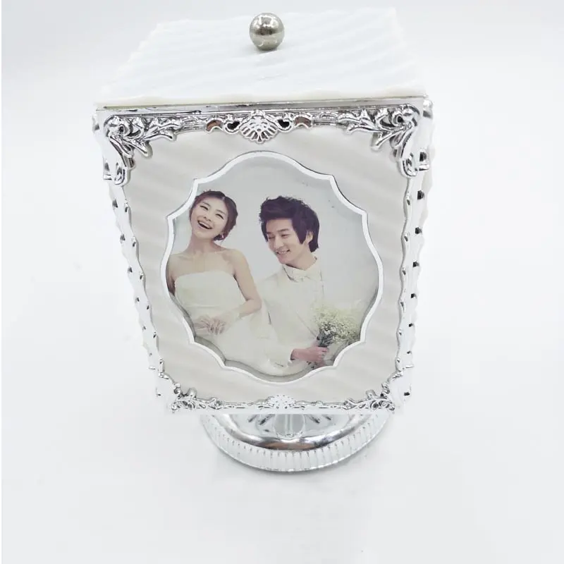 New Arrival Customize Funny Sublimation Blank Music Box Custom Rotating Music Box Gifts