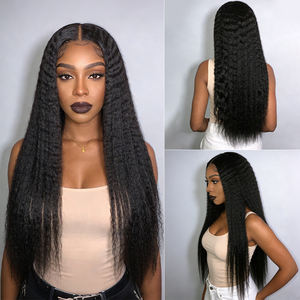 Lots de Cheveux Humains 100% Naturels Raides et Raides Crépus, Noir Naturel, 100g, 8-32 pouces, Vente en Gros - Product Image 3