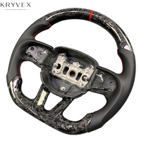 Volant sport personnalisé en fibre de carbone forgée Kryvex pour Dodge Charger 2020-2025, véritable perforé