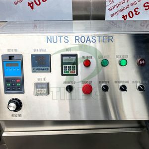 Machine automatique de torréfaction d'arachides, de noix de cajou, de pois chiches et de sésame à induction électrique - Product Image 3