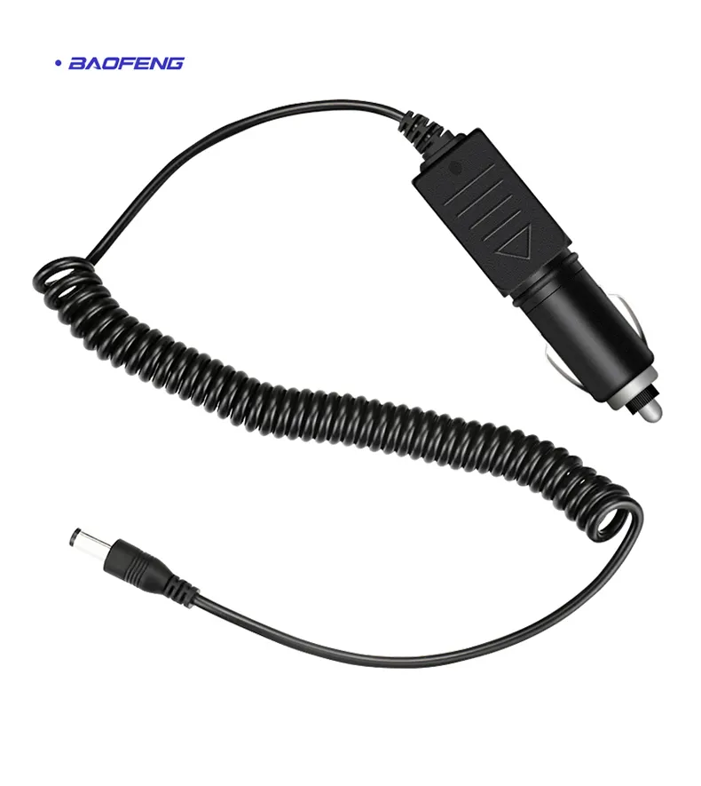Baofeng walkie talkie car charger line for UV5R uv82 Cigarette Lighter Power Car Charger Cable 12V