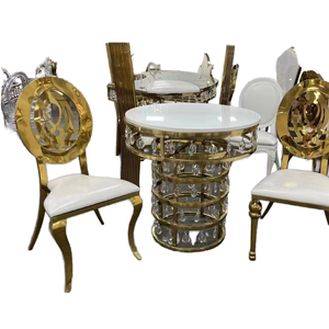 <span class=keywords><strong>Nuovo</strong></span> modello di lusso per matrimoni all'aperto per banchetti in acciaio inox <span class=keywords><strong>nuovo</strong></span> cuscino in velluto con schienale alto - Product Image 6