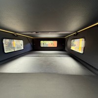Camper de Caminhão com Lados Rígidos, Camper Leve de Alumínio para Caminhão Pickup, Camping Off Road