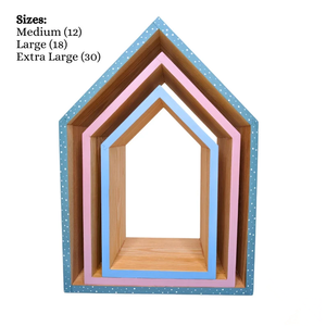 Supporto a Forma di Casa per Porta Fatata, Mensola Decorativa per la Casa, Appendiabiti a Parete a Forma di Casa, Supporti per Tonie - Product Image 2