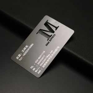 RFID Chip Bulk Custom Embossed Metal Business <b>Cards</b> Keychains Corporate Gifts Fast Response <b>Card</b> - Product Image 1