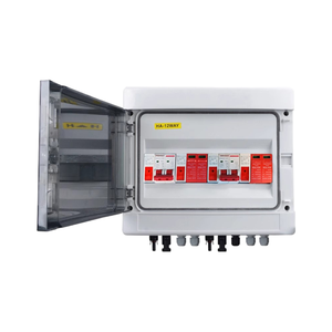 DC 500V 2 Input 2 Output Solar String Combiner <b>Box</b> IP65 Outdoor Waterproof Enclosure , Distribution <b>box</b> - Product Image 2