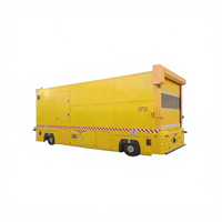 Système de chariot de transfert à navigation magnétique AGV pour entrepôt industriel, véhicule à guidage automatique OEM 6 tonnes