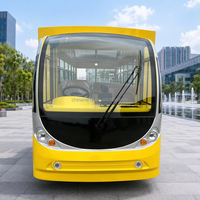 Bus électrique de tourisme sur mesure de 14 places, personnalisable, pour trajets étroits, idéal pour les quartiers de luxe et les circuits urbains