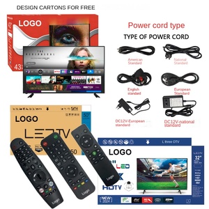 Televisor Inteligente LED de Pantalla Grande Súper Clara de 32-85 Pulgadas y 4K para Comercio Exterior Transfronterizo con Aplicación y Control Remoto - Product Image 3
